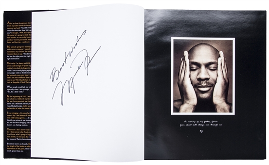 1998 Michael Jordan Autographed and Inscribed "For the Love of the Game" Book (PSA/DNA)